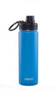 Drinco - Stainless Steel Water Bottle | Double Wall Vacuum Insulated | Perfect for Traveling with Spout Lid | Blue | Perfect for Camping & Traveling | BPA Free | 18/8 Grade
